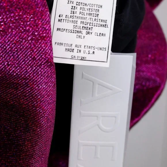 Area Fuchsia Ruched Mini Dress - Picture 9 of 11